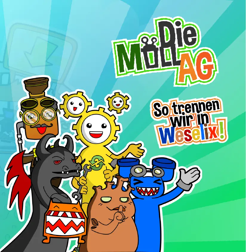 Cover des Mini-Spielbüchleins Weselix